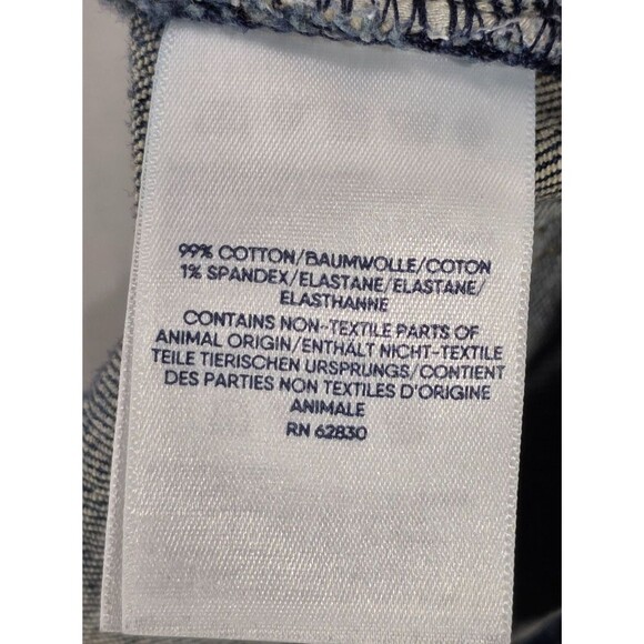 Lands End Mens Jeans Square Rigger Straight Leg Medium Wash Stretch Denim 35x26 - Picture 5 of 16